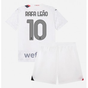 AC Milan Rafael Leao #10 Udebanesæt Børn 2023-24 Kort ærmer (+ korte bukser)